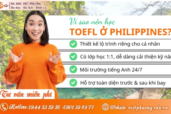 Luyện thi TOEFL ở Philippines 2026: Review trường và chi phí