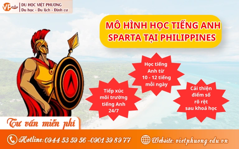 Mô hình học tiếng Anh Sparta tại Philippines là gì?