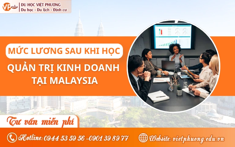 Mức lương sau khi tốt nghiệp ngành quản trị kinh doanh tại Malaysia