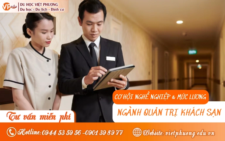 Cơ hội nghề nghiệp và mức lương sau khi du học Singapore ngành quản trị khách sạn