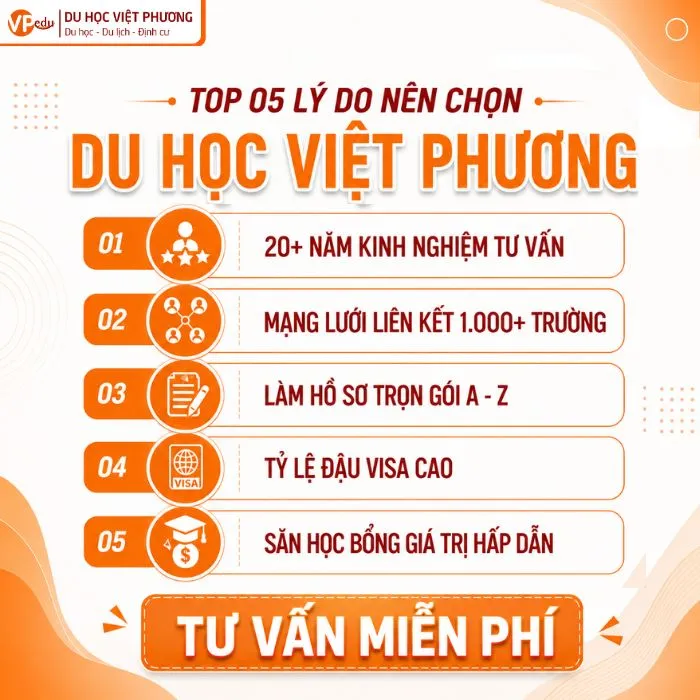 Lý do nên chọn tư vấn du học Việt Phương