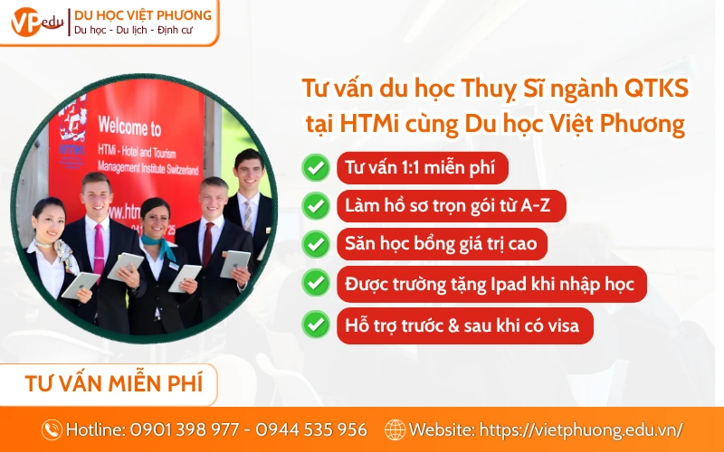 Đăng ký tư vấn Du Học Thuỵ Sĩ ngành Quản trị khách sạn HTMi tại Du học Việt Phương