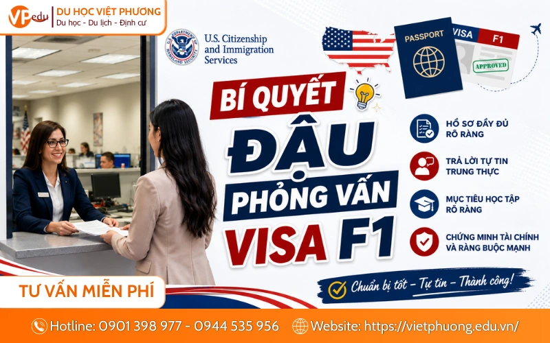 Bí quyết phỏng vấn visa du học Mỹ