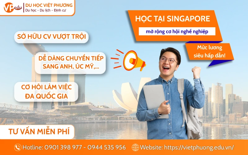 Du học Singapore nên học ngành gì? Cơ hội việc làm rộng mở sau khi du học tại Singapore