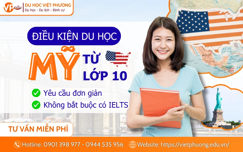 Điều kiện du học Mỹ từ lớp 10 mà học sinh cần biết