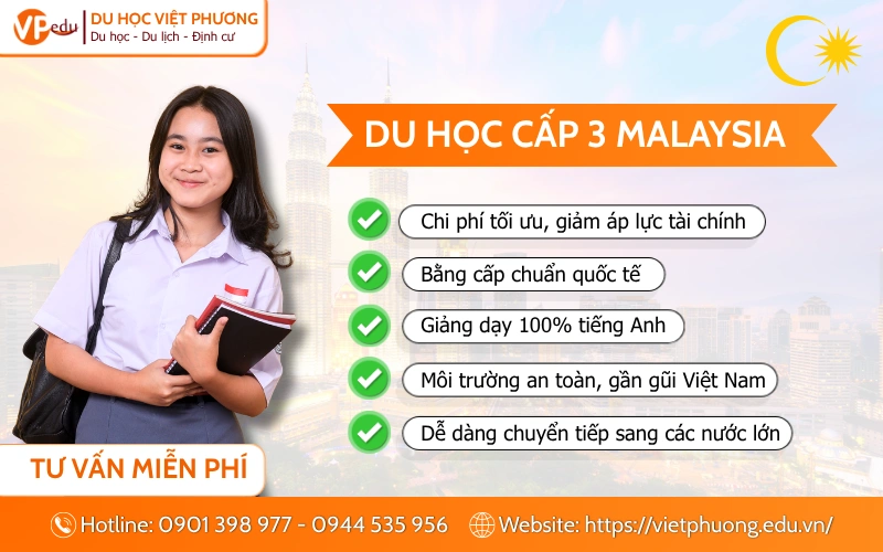 Du học Cấp 3 Malaysia 2026: Chọn trường THPT nào tốt?