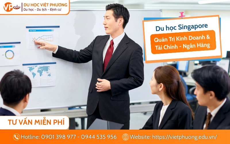 du học singapore ngành quản trị kinh doanh tài chính ngân hàng