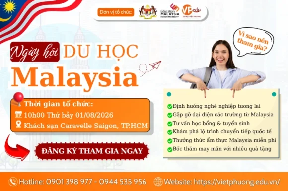 Hội Thảo Du Học Malaysia 2026: Sự kiện Hot nhất năm tại TP.HCM