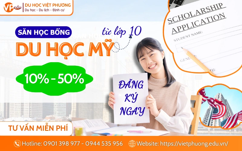 Bí quyết săn học bổng du học Mỹ từ lớp 10