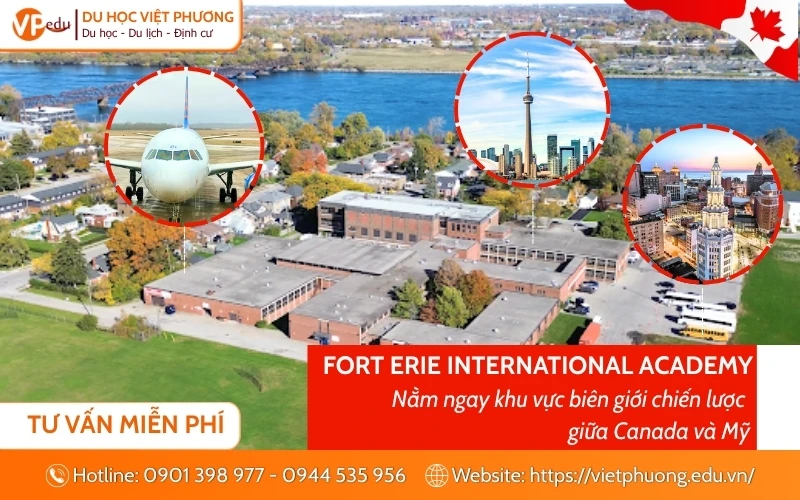 vị trí trường Fort Erie International Academy