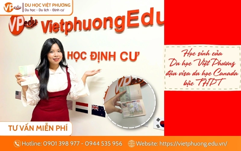 học sinh tại du học việt phương đậu visa du học cấp 3 tại canada