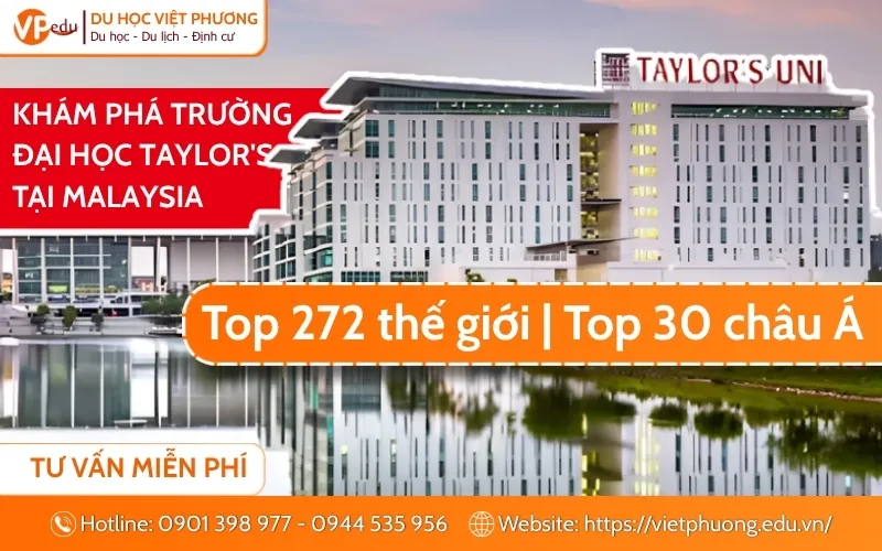 Đại học Taylor’s University Malaysia: Top 30 châu Á