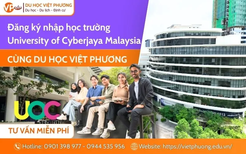 Đăng ký nhập học trường University of Cyberjaya Malaysia cùng Du học Việt Phương