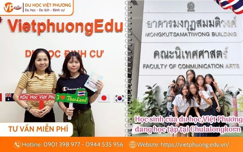 Đồng hành cùng Du học Việt Phương trên hành trình chinh phục Đại học Chulalongkorn