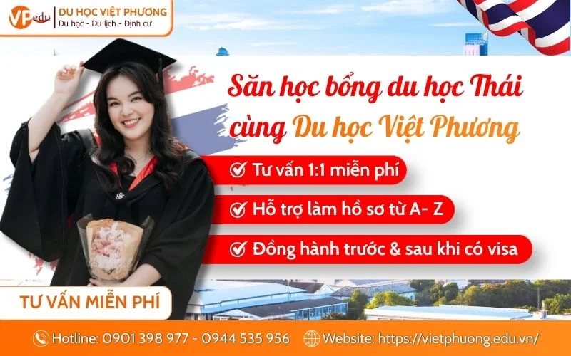 Vì sao nên xin học bổng du học Thái Lan cùng Du học Việt Phương