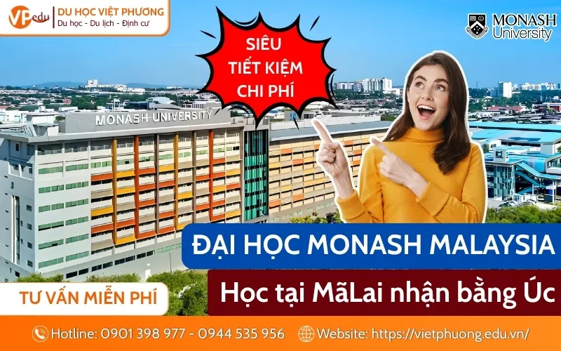 Đại học Monash Malaysia 2026 | Học phí, Học bổng & Điều kiện